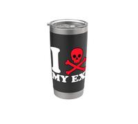 I Hate My Ex Girlfriend Boyfriend Parodia Separate Divorce Vaso térmico de acero inoxidable de doble pared