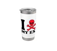 I Hate My Ex Girlfriend Boyfriend Parodia Separate Divorce Vaso térmico de acero inoxidable de doble pared