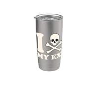 I Hate My Ex Girlfriend Boyfriend Parodia Separate Divorce Vaso térmico de acero inoxidable de doble pared