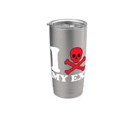 I Hate My Ex Girlfriend Boyfriend Parodia Separate Divorce Vaso térmico de acero inoxidable de doble pared