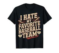 I Hate My Favorite Baseball Team Chistes de Fans animar - Camiseta
