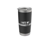 I Hate My Husband's Dog Vaso térmico de acero inoxidable de doble pared
