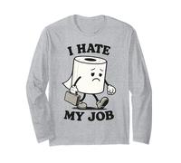 I Hate My Job | Rollo de Papel higiénico Divertido y Triste Retro Manga Larga
