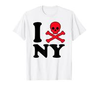 I Hate New York Not Fan Mega City Cool Parodia of I Heart NY Camiseta