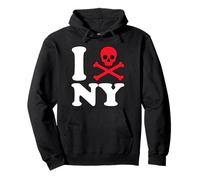 I Hate New York Not Fan Mega City Cool Parodia of I Heart NY Sudadera con Capucha