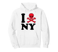 I Hate New York Not Fan Mega City Cool Parodia of I Heart NY Sudadera con Capucha