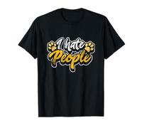 I Hate People Introvertido Antisocial Pet Dog Lover Dog Mom Camiseta
