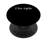 I Hate People Pi Day Meme Sarcástico Juego de Palabras de matemáticas PopSockets PopGrip Adhesivo