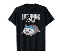 I Hate Running Club Possum Funny Cardio Hater Mascota Camiseta