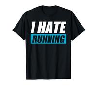 I Hate Running Jogging Corredor Divertido Carrera Camiseta