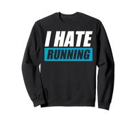 I Hate Running Jogging Corredor Divertido Carrera Sudadera