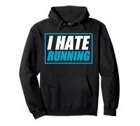 I Hate Running Jogging Corredor Divertido Carrera Sudadera con Capucha