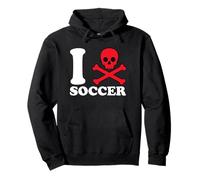 I Hate Soccer Not Fan Parodia of I Heart European Football Sudadera con Capucha