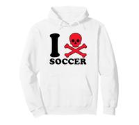 I Hate Soccer Not Fan Parodia of I Heart European Football Sudadera con Capucha