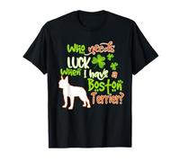 I Have A Boston Terrier Dog Lucky Shamrock St Patricks Camiseta