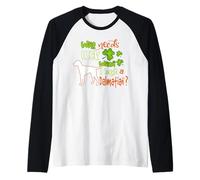 I Have A Dalmatian Dog Lucky Charm Funny St Patricks Day Camiseta Manga Raglan