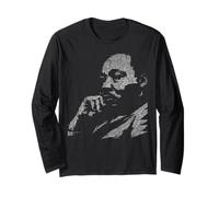 I Have a Dream King Black Demo Frase de Igualdad para Todos Manga Larga