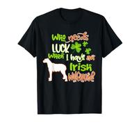 I Have A Irish Wolfhound Dog Lucky Charm St Patricks Day Camiseta