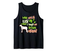 I Have A Irish Wolfhound Dog Lucky Charm St Patricks Day Camiseta sin Mangas