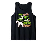 I Have A Kerry Blue Terrier Dog Lucky Funny St Patricks Day Camiseta sin Mangas