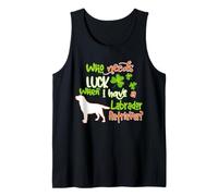 I Have A Labrador Retriever Dog Lucky Charm St Patricks Day Camiseta sin Mangas