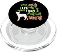 I Have A Mexican Hairless Dog Lucky Funny St Patricks Day PopSockets PopGrip para MagSafe