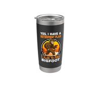 I Have A Retirement Plan I Plan To Find Bigfoot Sasquatch Vaso térmico de acero inoxidable de doble pared