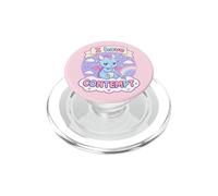 I Have Contempt Cute Kawaii Dragon Sarcástico Mood Art Rosa PopSockets PopGrip para MagSafe
