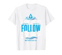 I Have Decided Christian to Follow Jesus Baptism Faith Camiseta gráfica económica, Hombre, Blanco, L