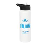 I Have Decided Christian to Follow Jesus Baptism Faith Stainless Steel Insulated Water Bottle