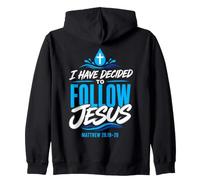 I Have Decided Christian to Follow Jesus Baptism Faith Sudadera con Capucha