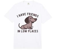 I Have Friends Low Places Comfort Colors Adult Heavyweight T-Shirt