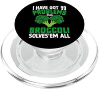 I Have Got 99 Problems But Broccoli - Vegano Vegetariano PopSockets PopGrip para MagSafe