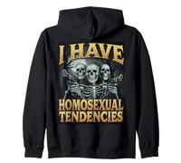 I Have Homosexual Tendencies - Funny Skeleton Meme Sudadera con Capucha