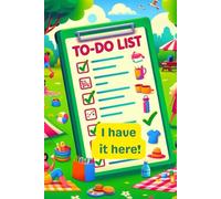 I have it here! To Do List: To-do List So that you have activities in one easy to use paperback.