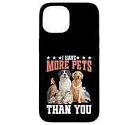 I Have More Pets Than You Chistes de Miel de Apicultura Carcasa para iPhone 15