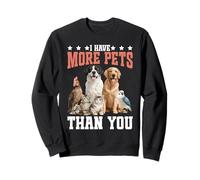 I Have More Pets Than You Chistes de Miel de Apicultura Sudadera
