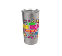I Have No Idea What This is! Illustration Graphic Designs Vaso térmico de acero inoxidable de doble pared