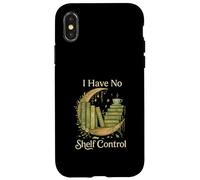 I Have No Shelf Control Moon Books Cottagecore Carcasa para iPhone X/XS