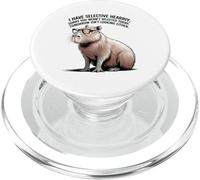 I Have Selective Hearing Capybara Lover Cute Animal PopSockets PopGrip para MagSafe