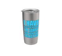 I Have Selective Hearing You Weren't Selected Today Vaso térmico de acero inoxidable de doble pared
