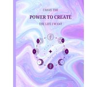 I Have the Power to Create the Life I Want: Lined Journal - Diary - Notebook - With Positive Affirmations - 110 pages - 7.5 x 9.25 inches