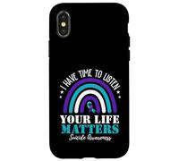 I Have Time To Listen Your Life Matters Suicide Prevention Carcasa para iPhone X/XS