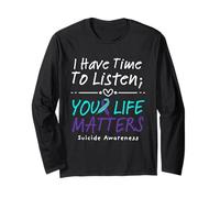 I Have Time To Listen Your Life Matters Suicide Prevention Manga Larga