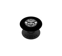 I Have Two Titles Dad and Papa and I Rock Them Both PopSockets PopGrip Adhesivo