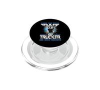 I Have Two Titles Dad and Trucker Funny Fathers Day PopSockets PopGrip para MagSafe