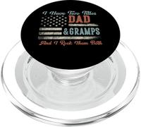 I Have Two Titles Dad & Gramps I Rock Them Both - Gramps PopSockets PopGrip para MagSafe