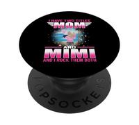 I Have Two Titles Mom and Mimi for Mothers Day PopSockets PopGrip Adhesivo