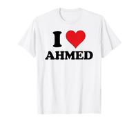 I Heart Ahmed Primer Nombre I Love Cosas Personalizadas Camiseta