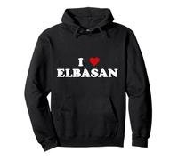 I Heart Albania City - Amo a Elbasan Sudadera con Capucha
